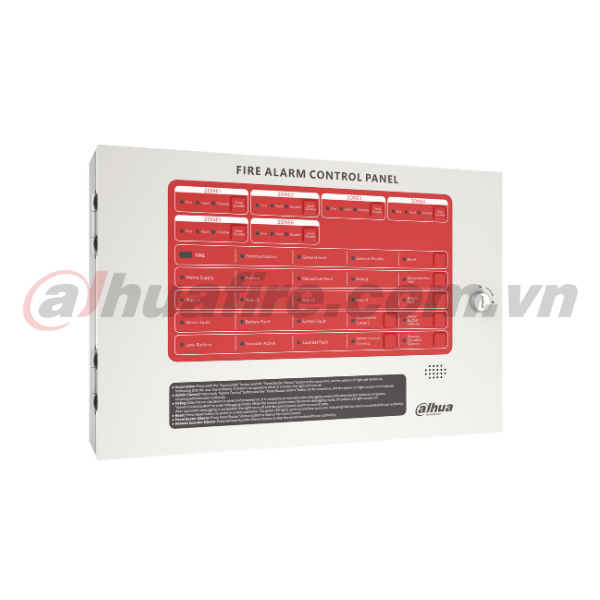 Tủ trung tâm báo cháy 6 đến 8 kênh Dahua DHI-HY-C102-8L cho dự án vừa và nhỏ