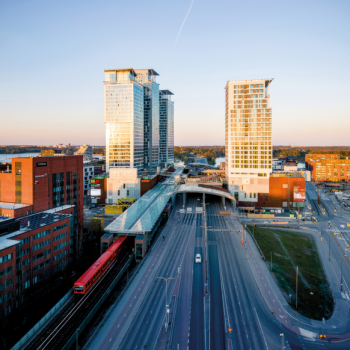 Hệ thống báo cháy Panasonic - Trung tâm thương mại REDI Helsinki, Phần Lan