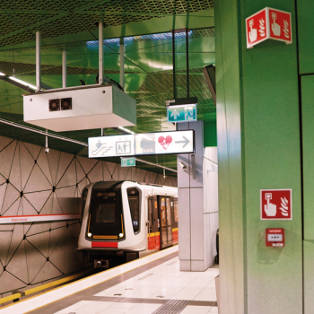 Mở rộng hệ thống báo cháy Panasonic - Tuyến tàu M2, Metro Warsaw, Ba Lan